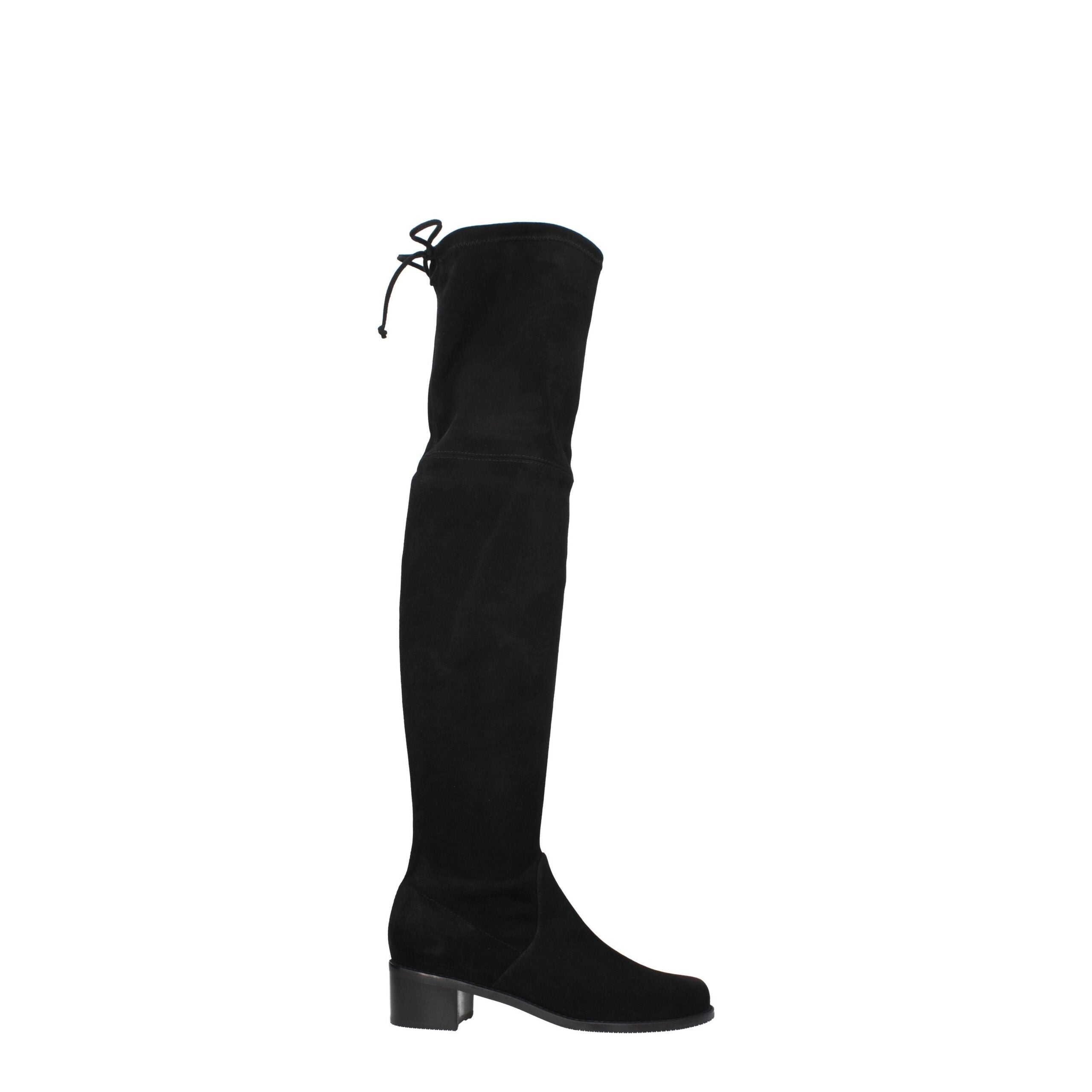 Stuart Weitzman Black Leather Boot